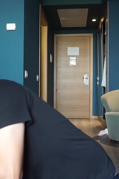 Blonde in Lingerie Dominates Masked Man with Heels