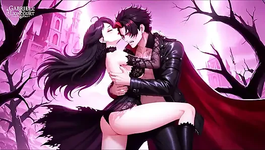 Gadis gotik diikat sama vampire lord - hentai monster bdsm 1