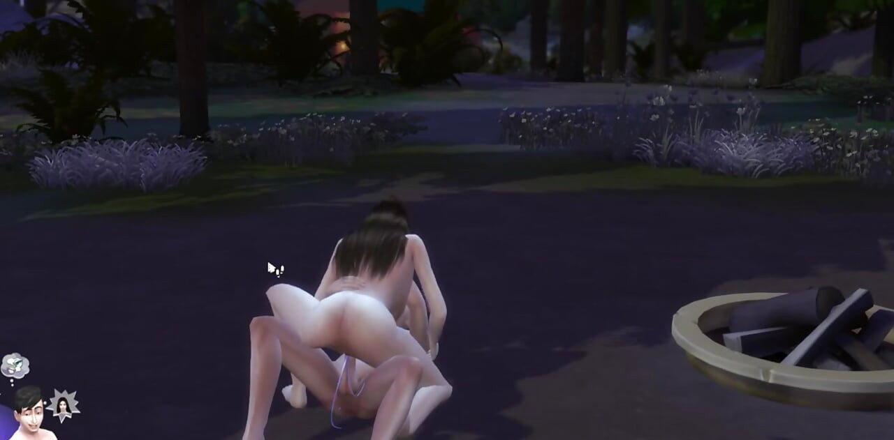 Jebanie w lesie z Gorącą Dziewczyną Sims 4