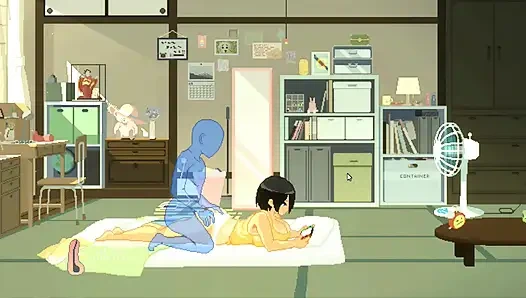 Hentai Game – Busty Woman’s Wild Summer Sex in the Countryside