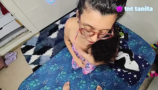 pt1 mujer sexy penetrando a su novio con su strap-on # 208 pegging and rimming
