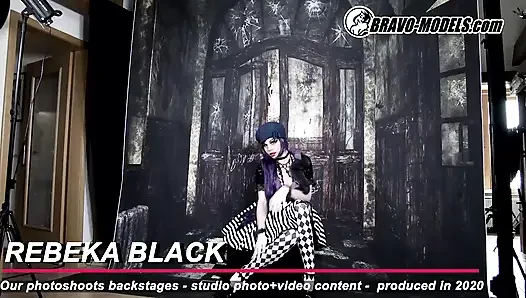 386-Backstage photoshoot Rebeka Black - Adult