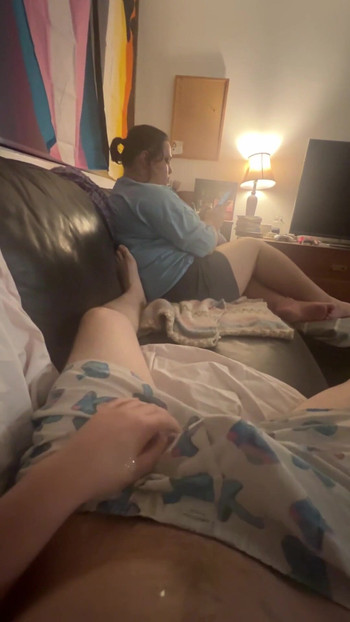 Must-see moment from "He got ignored while jerking off and cumming"