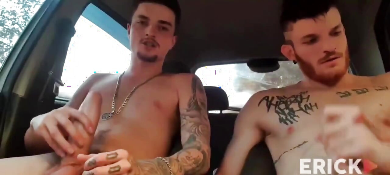 Erick Diaz and Carmona Masturbating Inside the Car in Downtown São Paulo
