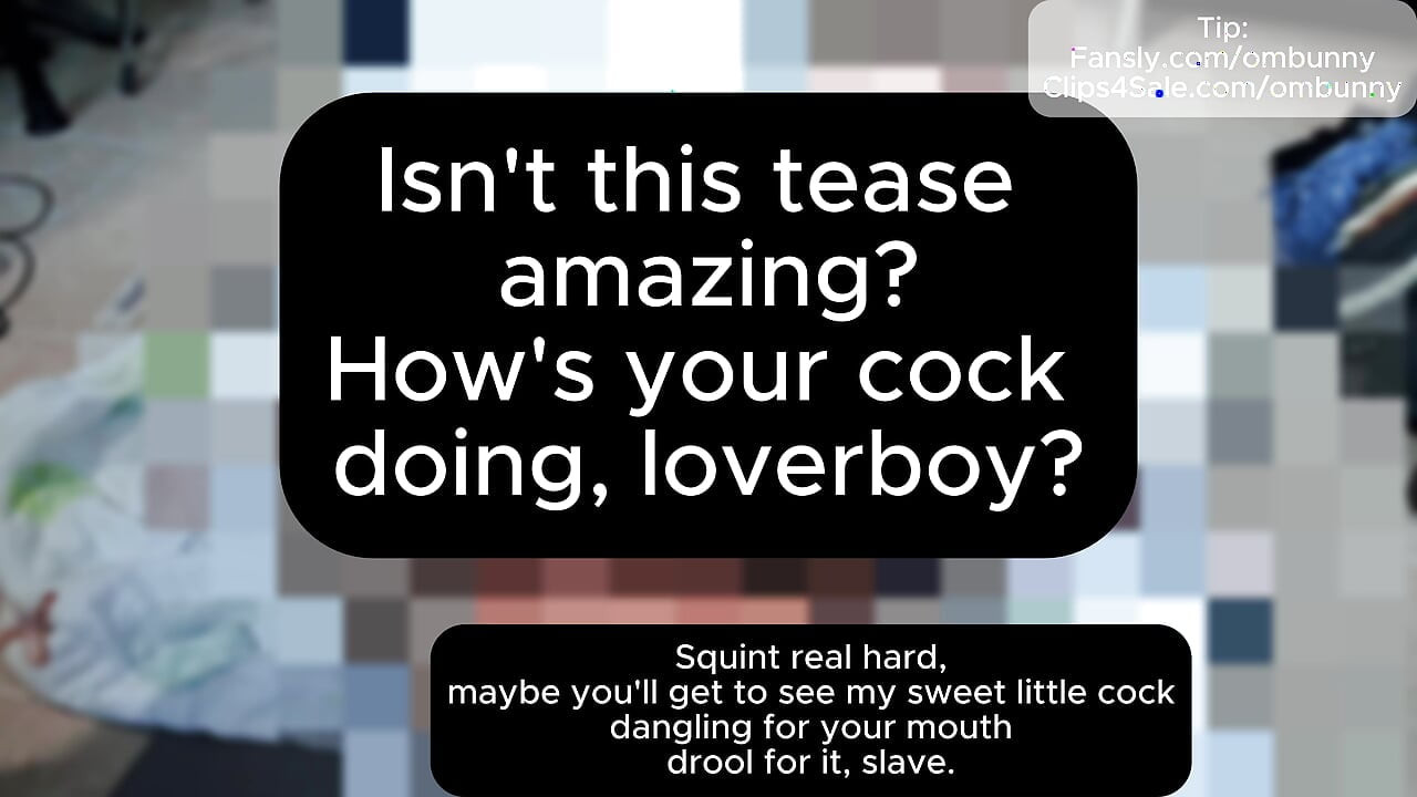 Slave for TS Cock & Ass JOI Interactive Light Findom Trainer