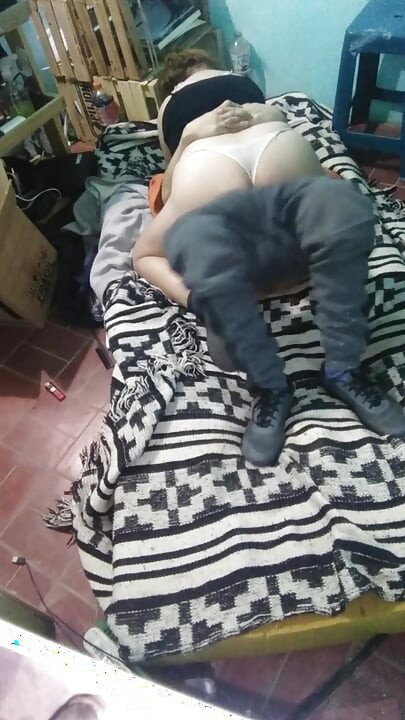 Girl with Montano Dress with the Mattress on the Floor