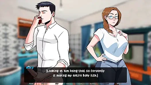 Dawn of Malice: stepson jerking multiple times on his stepmom's dirty panties, she caught him ep 9