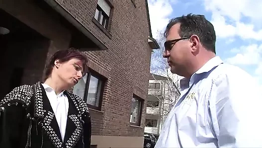 Red hair milf big dick sucking anal penetrated