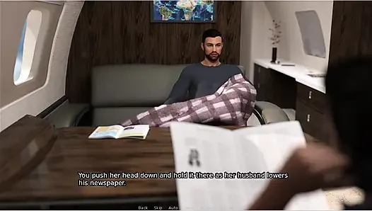 Rumah nenek - gameplay - permainan peran - istri pantat besar selingkuh memberikan tenggorokan dalam di depan suami