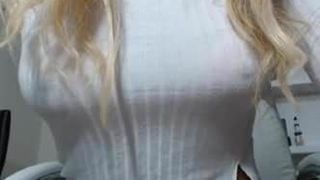 Riding and fingering wet pussy vagina