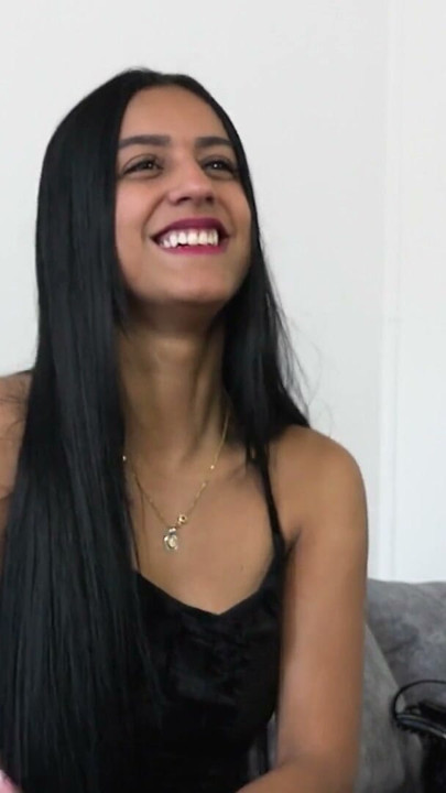 This PETITE LATINA TEEN flirted through her whole casting... so I fucked her senseless on my couch | Clip 1