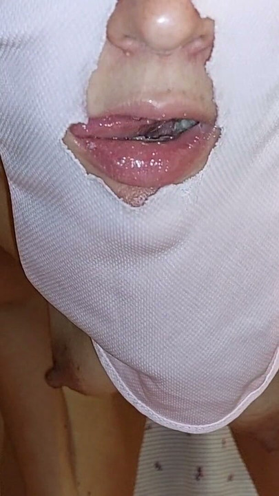 Big hairy latina nipples. Amateur wife trying on clothes. hairy pussy, sexy brunette, big ass, sexy clothes, panties, socks | Clip 1
