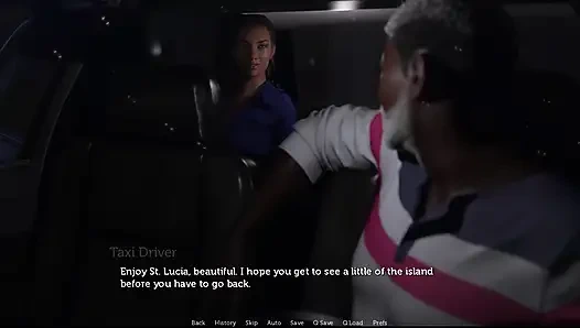 The Adventurous Couple 104 Anne Got Naked in the Taxi and Played with Herself