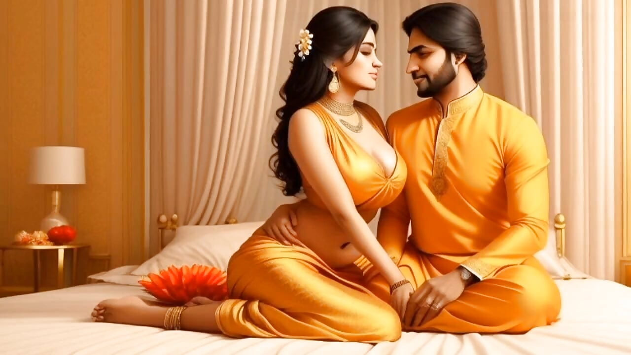 When there was no one at home, a Muslim girl did full romance