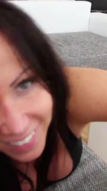 Spectacular moment from "GERMAN BUSTY STEPMOM SEDUCES STEP SON TO FUCK IN THE MORNING"