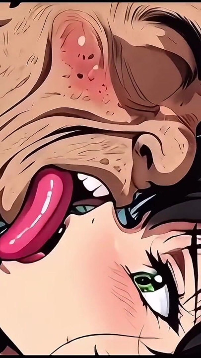 Heet ninja-meisje kreeg een laatste les van de verkeerde oude man - zoen, ejaculatie, lotion-play - HD - Hentai AI Generated | Clip 2
