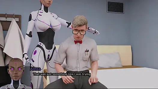 SEXBOT - she had an orgasm on my pillow