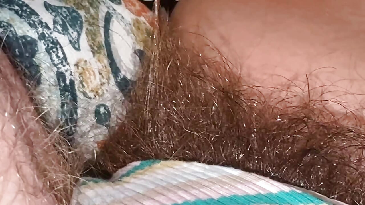 Super Thick and Long Plussy Hair Bush Closeup