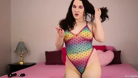Hintern-schlampe anal anweisung und strap-on pOV-domina