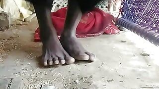 Chico del pueblo indio en selfie, video de sexo