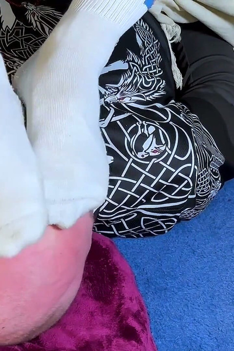 Unlaced Power Stripping Boxer Malek’s Boots for Sole Worship