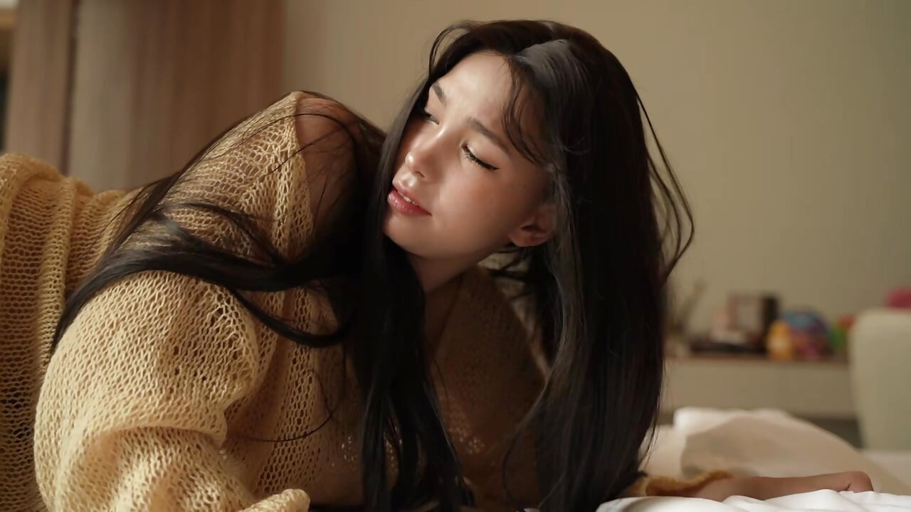 Asian Girl Is Shy Before Having Sex After College