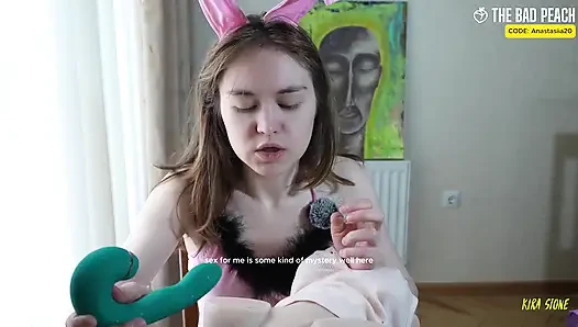 Gerçek orgazm, seks oyuncakları, edepsiz konuşmalar. Bad Peach. Inceleme