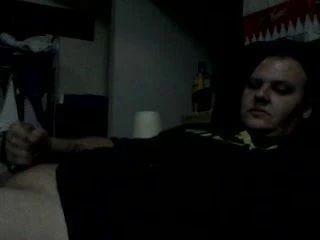 having a wank