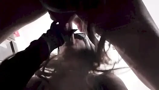 Blonde MILF Takes Cock in Her Mouth and Cums on Her Tongue