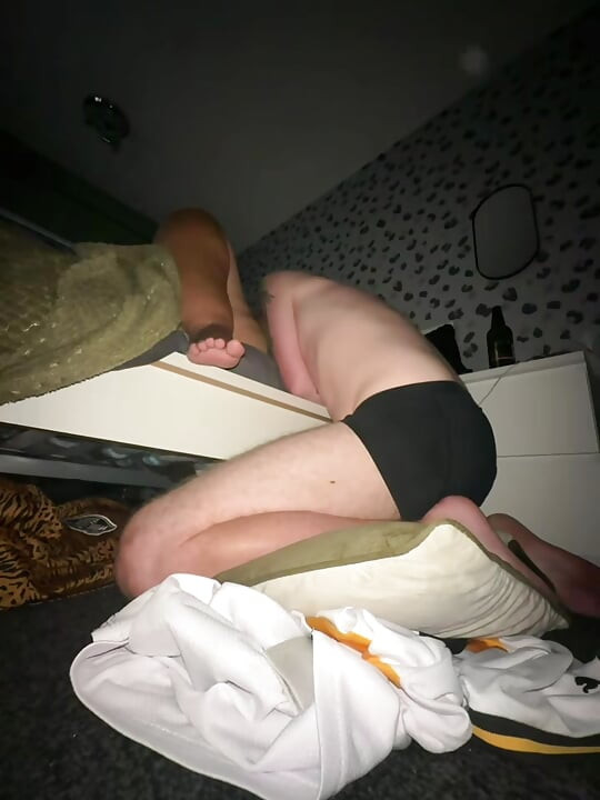 Horny Dom Wife Puts Slave Hubby on His Knees so He Can Worship Her Pussy