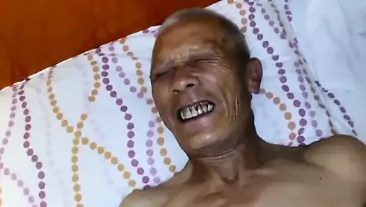 Chinese grandpa fuck