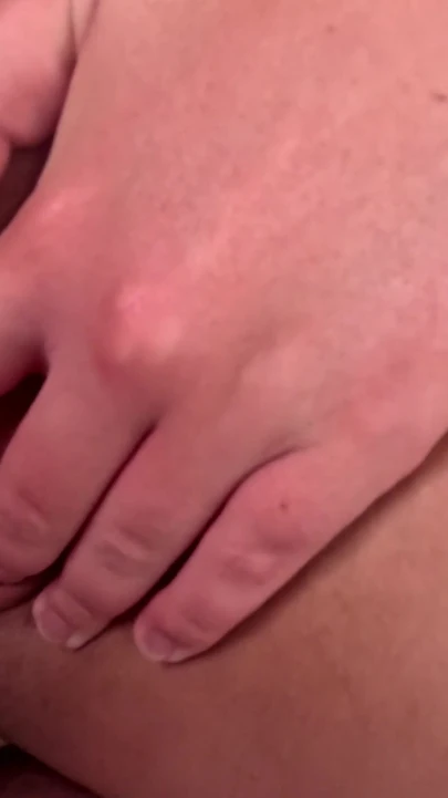 Spectacular moment from "Spreading pussy during POV missionary sex, dripping creampie"