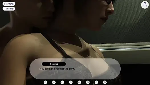 Фантазийная история, геймплей 3D, виртуальные 18+ персонажи, часть 7