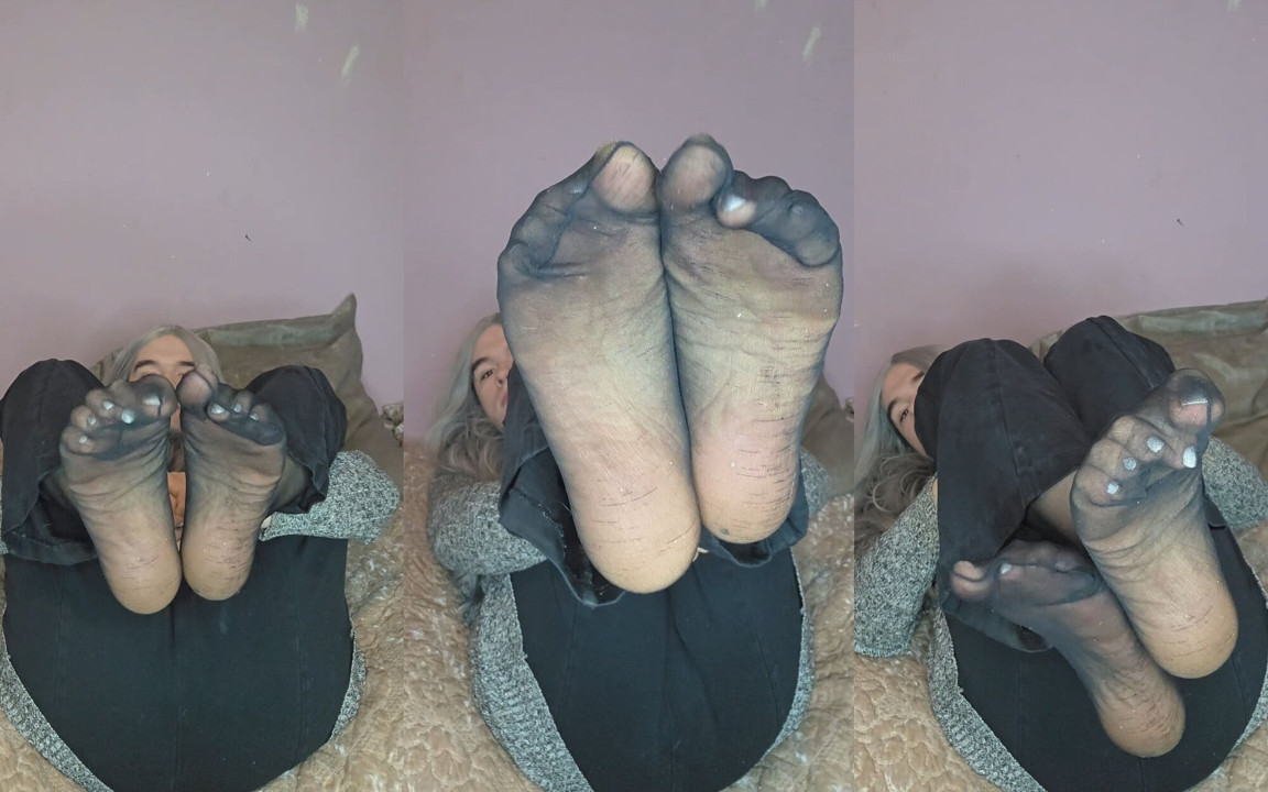 Showing off My Nylons