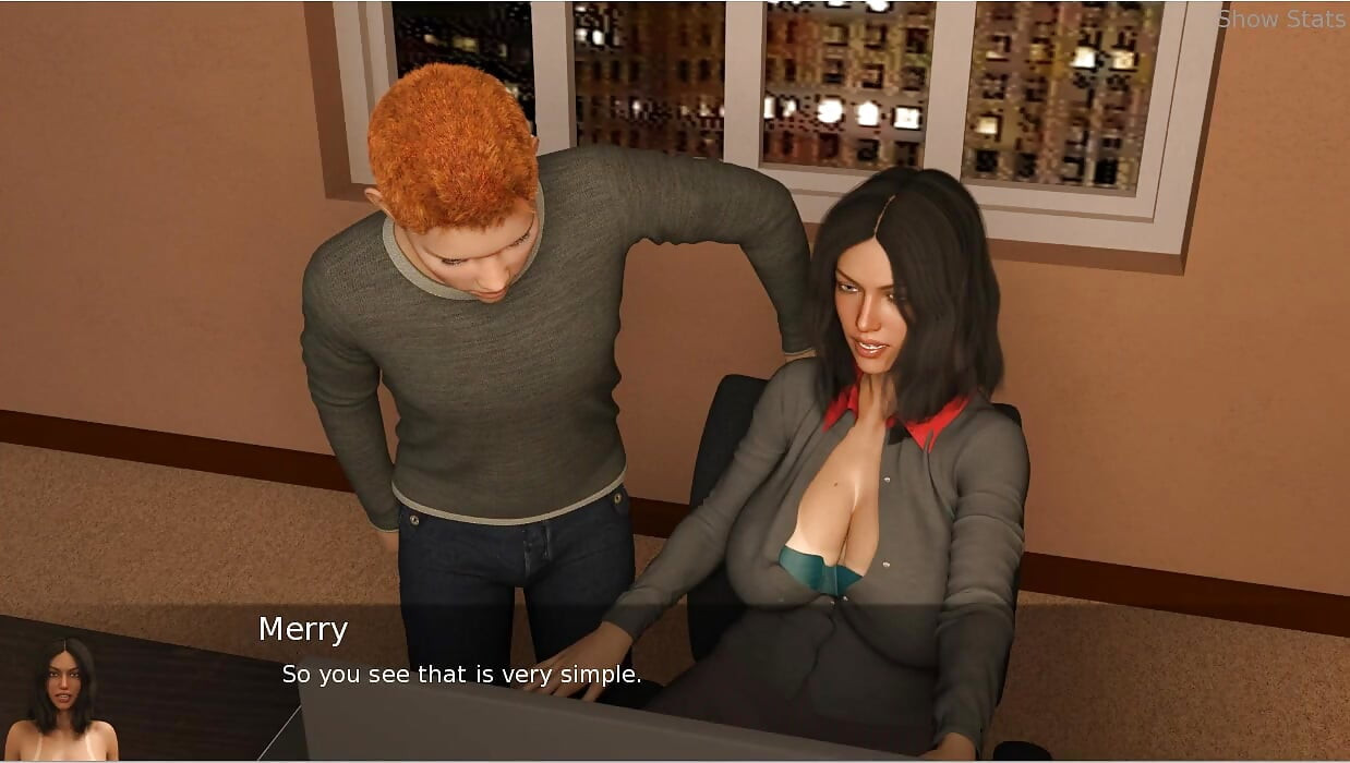 Project hotwife - gameplay - roleplay - office tease and doctor checkup part 1
