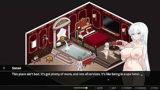 Hentai Game – Naughty Big-Boobs Married Woman Sex - Immoral Bathhouse