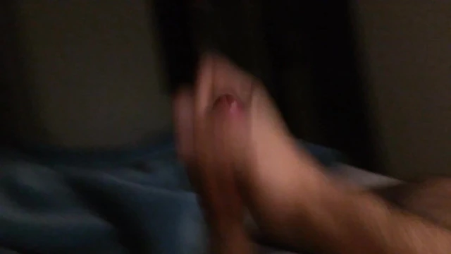 cumshot solo at home