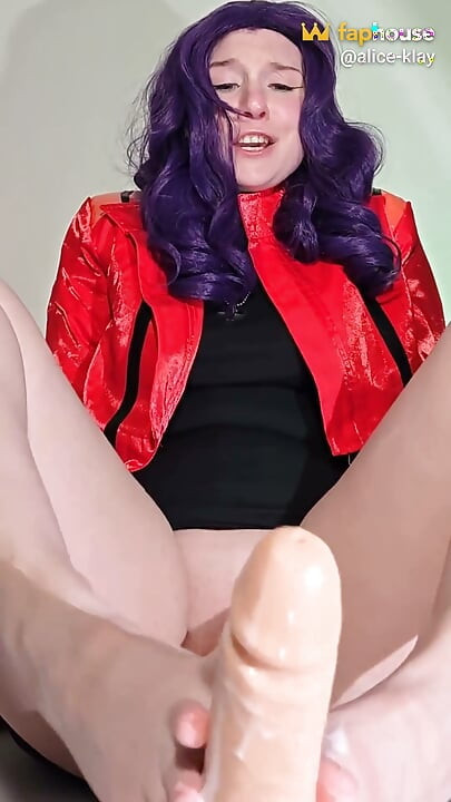 Katsuragi Misato Agradable Polla Con Los Pies Cubiertos De Esperma