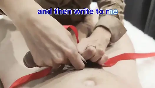 A MILF Stretches Her Stepson's Urethra so He Can Cum Easier