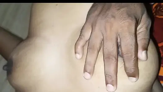 Cute breast squeeze and fuck with Housewife