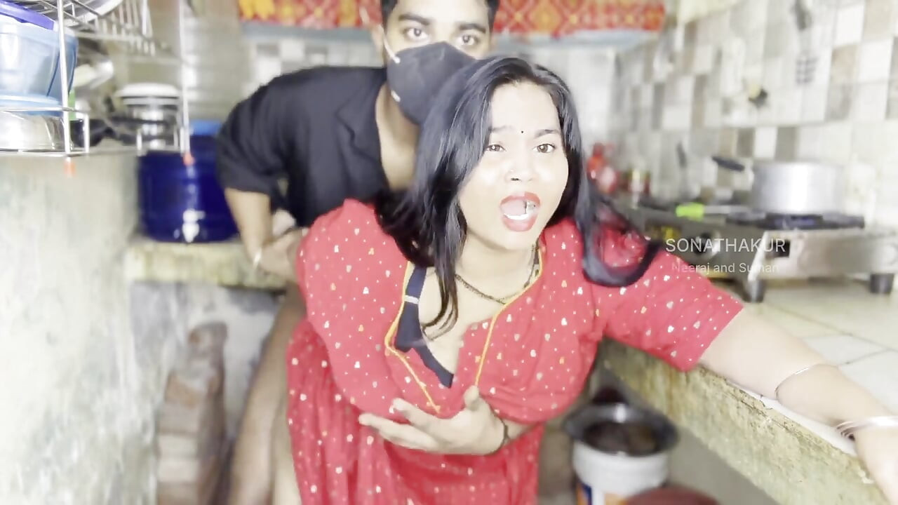 Beautiful Mami Seduced Me While Cooking in Kitchen - Hot Sex
