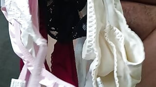 Satin panty Try on! This makes you horny making you wear one!