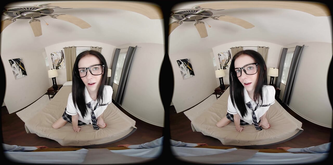 FORBVR - Your Horny Teen Student Wants To POV Suck And Fuck Cock During Fieldtrip