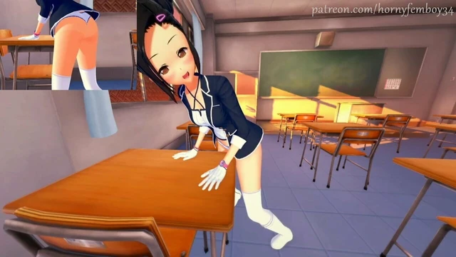 Schoolgirl gladly masturbates just for you