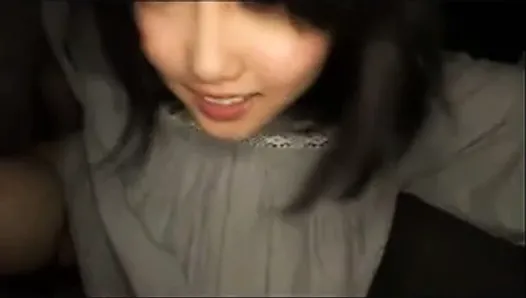 Japanese cute beautiful girl blowjob and sex