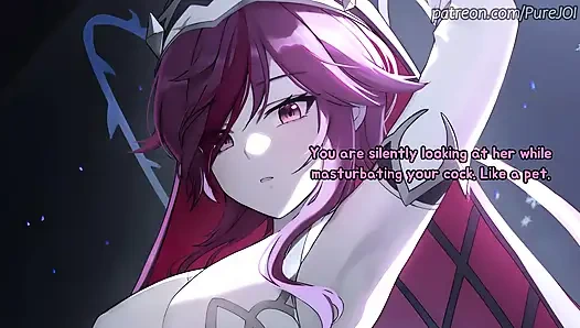 Rosaria from Genshin Impact makes your cock suffer (Edging JOI)