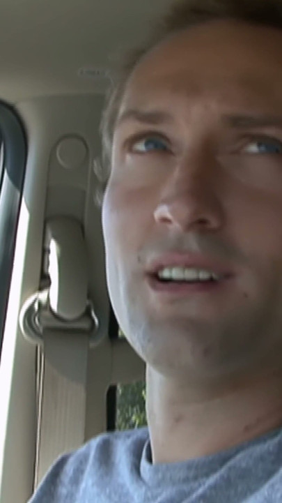 Picked up at the Car - Tattooed Brunette Rides Him on the Polka-dot Couch