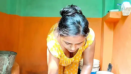 Fick meine indische desi maus, während niemand zu hause ist