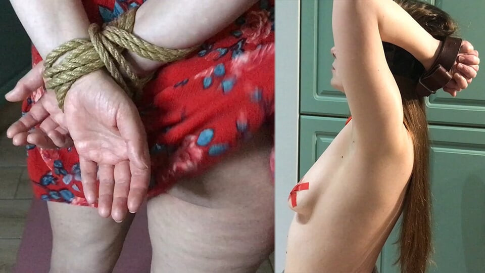 Compilation - Backstage and Funny. Part 13 - Submission play in the bedroom - Lovessie