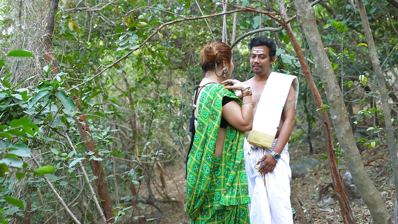 A stranger met a girl in the jungle, and they had a wonderful time exploring together.